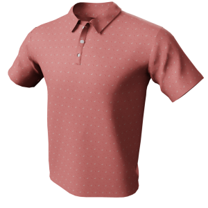 Animal Melody Pattern Polo Golf Shirt
