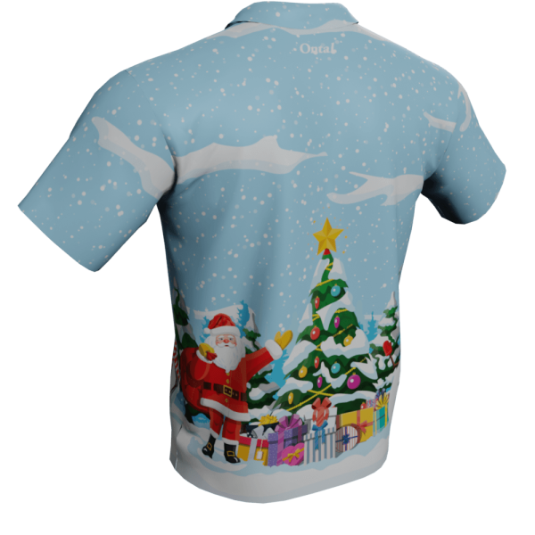 Christmas Tree Polo Golf Shirt - back