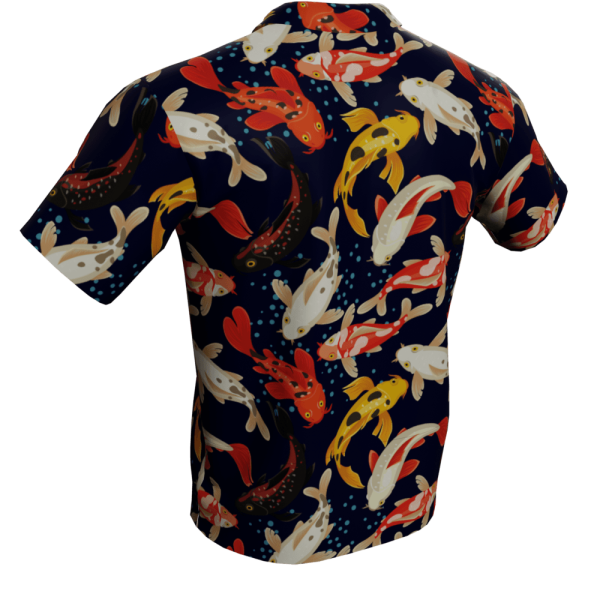 Koi Fish Golf Shirt - Image 2