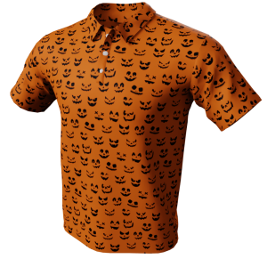 Pumpkins Polo Golf Shirt - orange